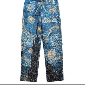 Very Rare By Raf Reyes Starry Night Patterned Pants